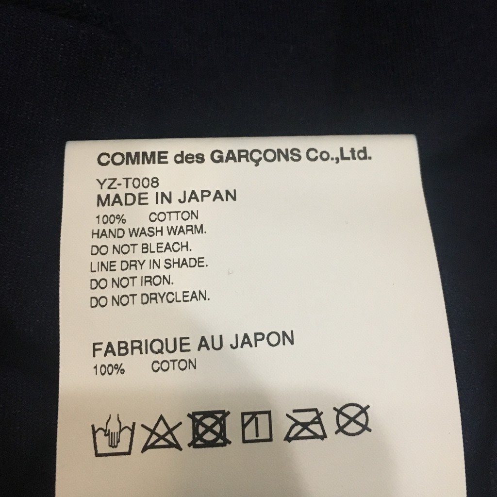 最新帶回comme Des Garcons 川久保玲日本青山店限定藍染cdg Play M號 蝦皮購物