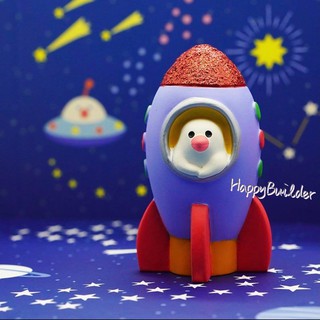 ☆現貨☆日本正版DECOLE concombre 七夕IN SPACE 宇宙旅貓系列 火箭文鳥賣場 擺飾 【快樂兒】