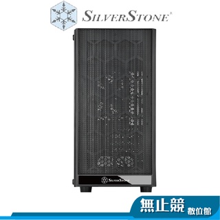 SilverStone銀欣 PS15 電腦機殼 M-ATX 電腦機箱 RGBLOGO 黑色