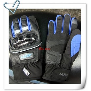 LAZER手套，防摔/防水/防寒手套，HA3，黑/藍