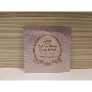 SABON 二合一臉部純淨磨砂膏4ml (珍萃玫瑰. 薰衣草 . 薄荷) / 復活草純淨死海泥面膜 4ml
