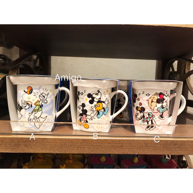 《朋友禮品》東京迪士尼樂園 米奇 米妮 唐老鴨 馬克杯 咖啡杯 瓷杯 水杯 蓋杯 杯子 杯