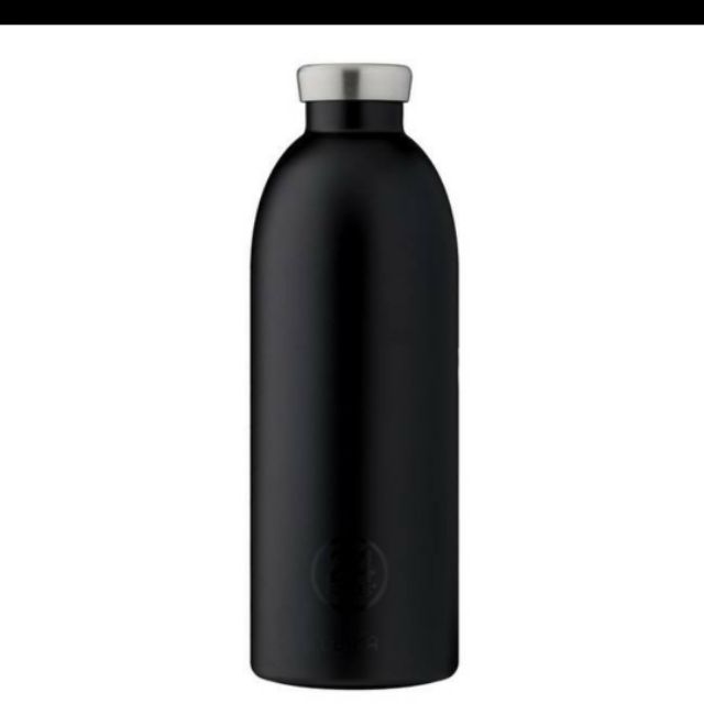 義大利 24Bottles 不鏽鋼雙層保溫瓶 850ml (紳士黑)  保溫瓶