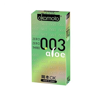 【蝦皮直營特選】Okamoto岡本 003 ALOE 超潤蘆薈極薄保險套 衛生套 6入/盒