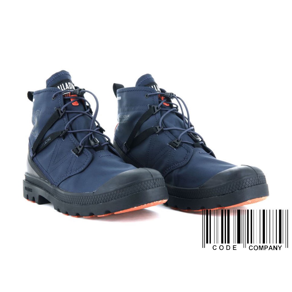 =CodE= PALLADIUM PAMPA TRAVEL LITE+ WP+ 防水輕量軍靴(藍)77238-458男女