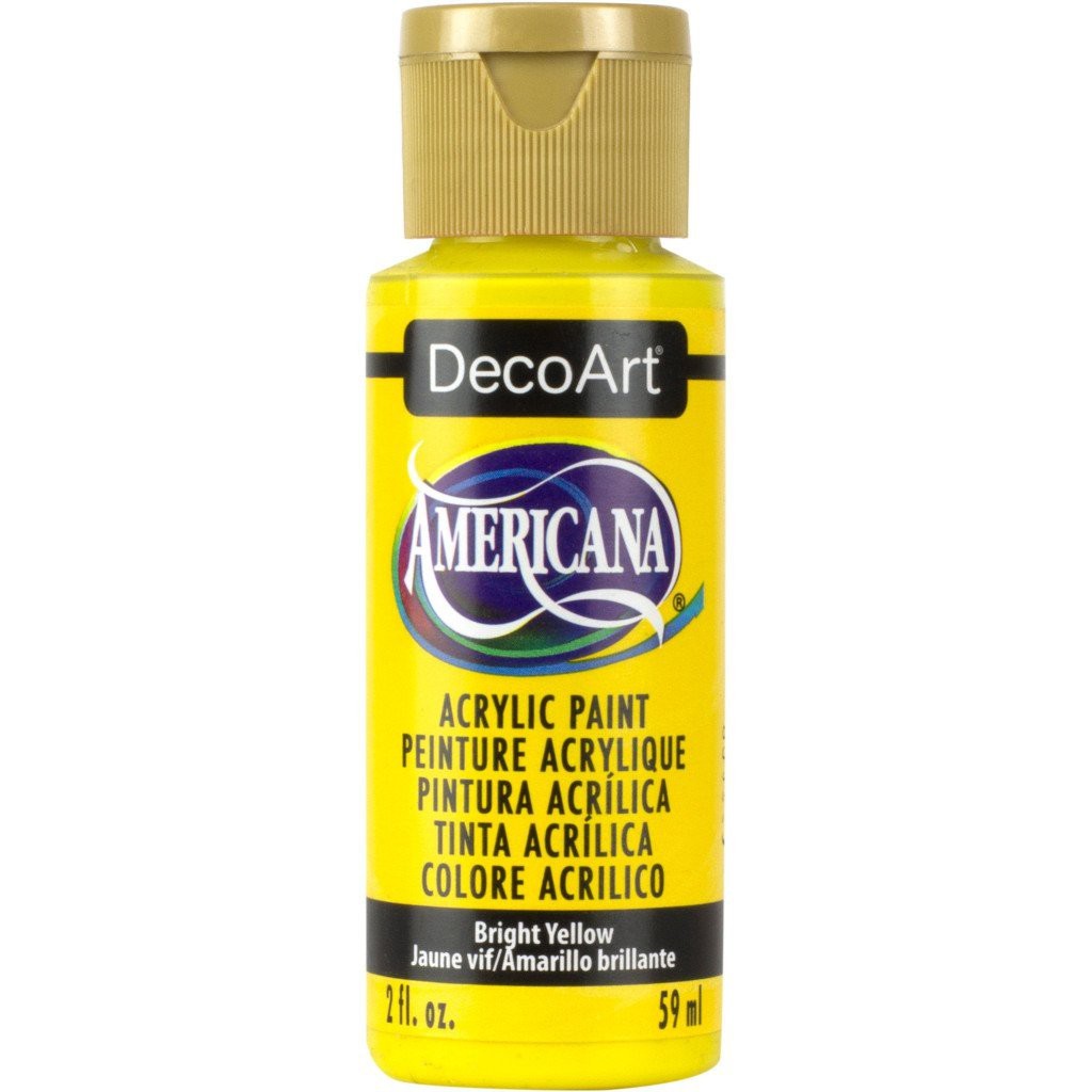 DecoArt 亮黃色 59 ml Americana 壓克力顏料 - DA227 (美國)