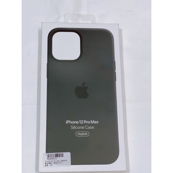 Apple - iPhone12pro max 原廠矽膠殼 黑色（9.5新）