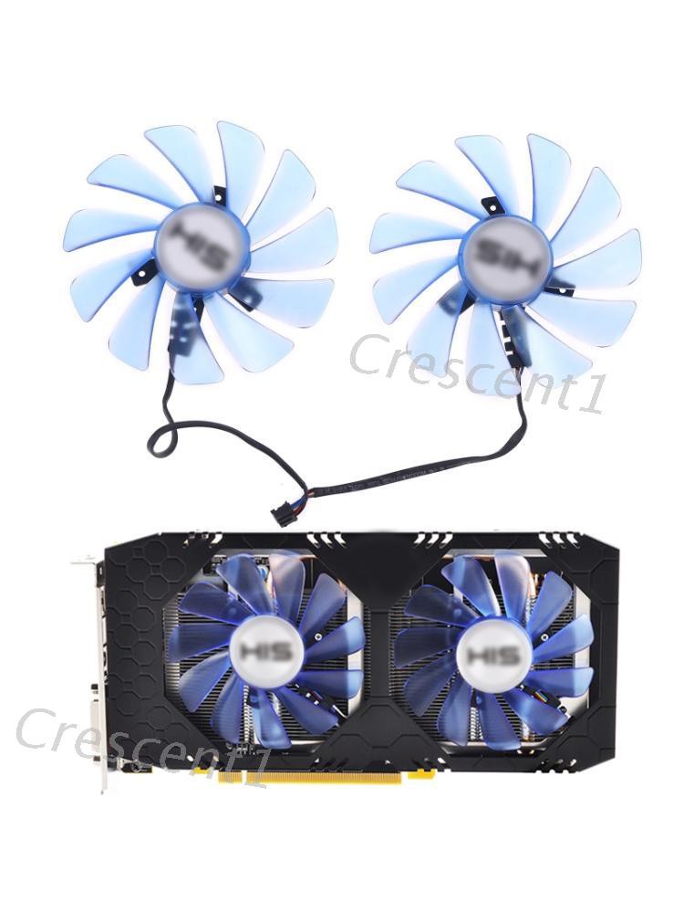 Cre 95mm FDC10U12S9-C CF1010U12S GPU 風扇適用於 HIS XFX RX580 570