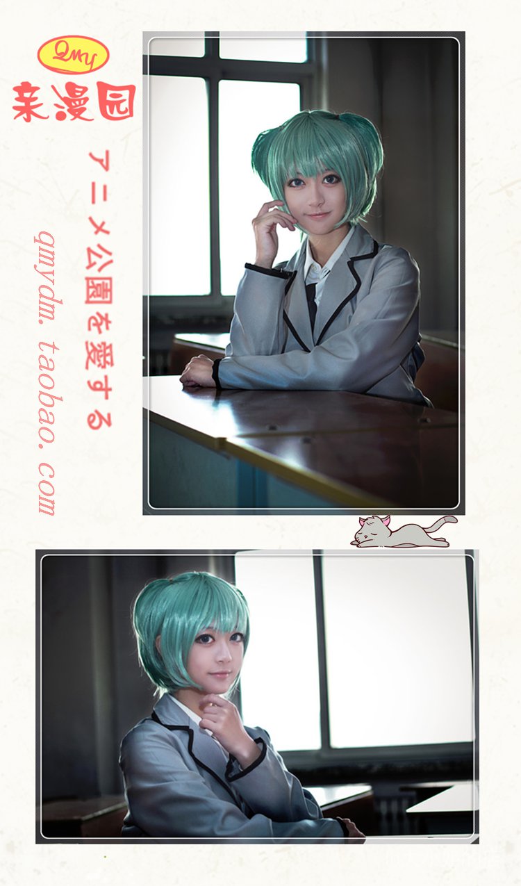暗殺教室片岡惠茅野楓cos服cosplay服裝女學生校制服裙 蝦皮購物
