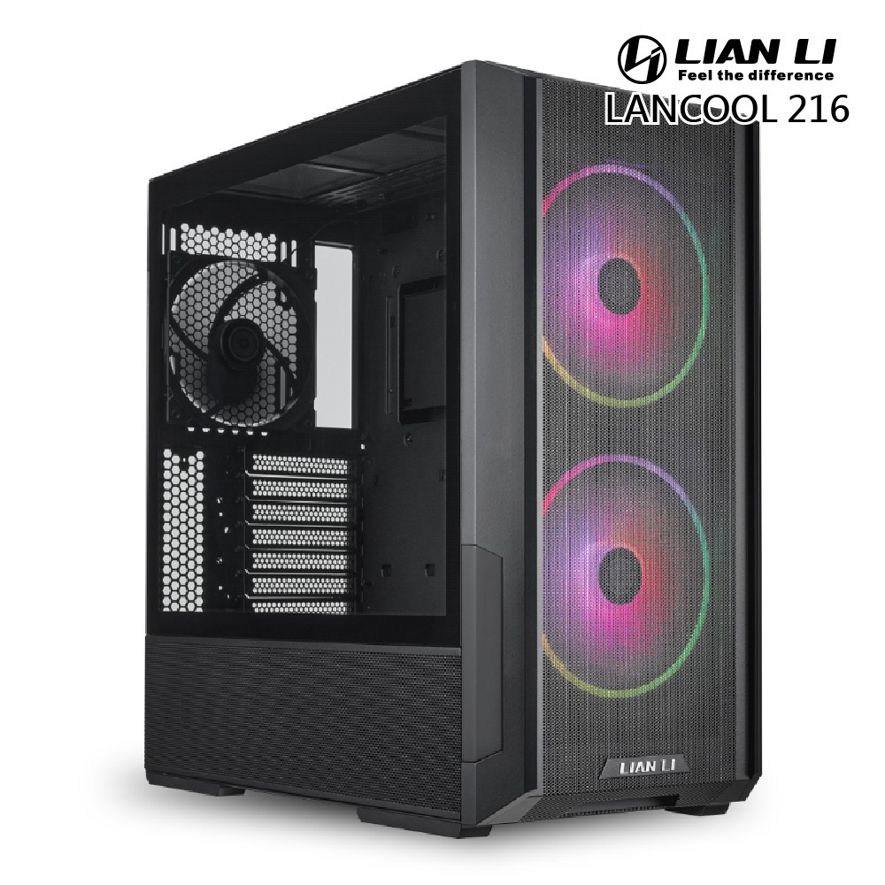 LIAN LI 聯力 LANCOOL 216 ARGB 含濾網 ATX／玻璃透側機殼／機箱 現貨 廠商直送