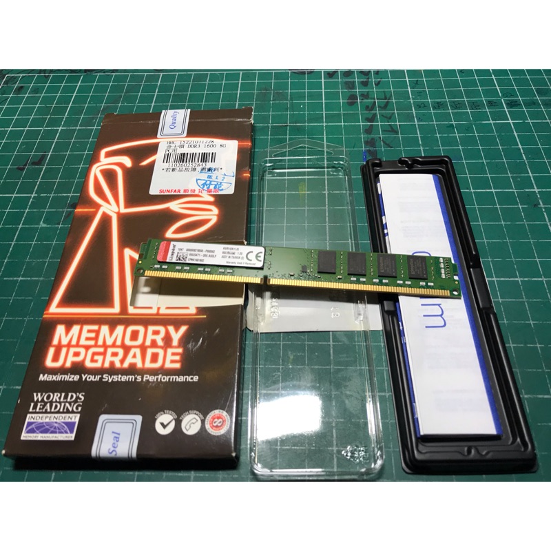 金士頓 DDR3 1600 8G (二手）