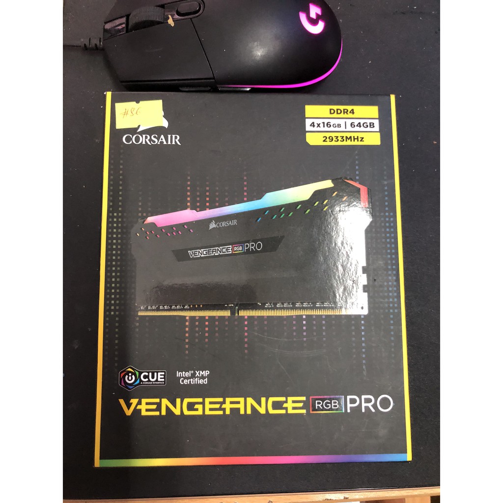 Corsair Vengeance RGB Pro 64GB 內存 (4x16Gb) 總線 2933