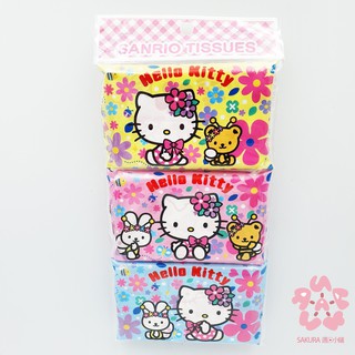 日本進口 SANRIO HELLO KITTY方便攜帶面紙