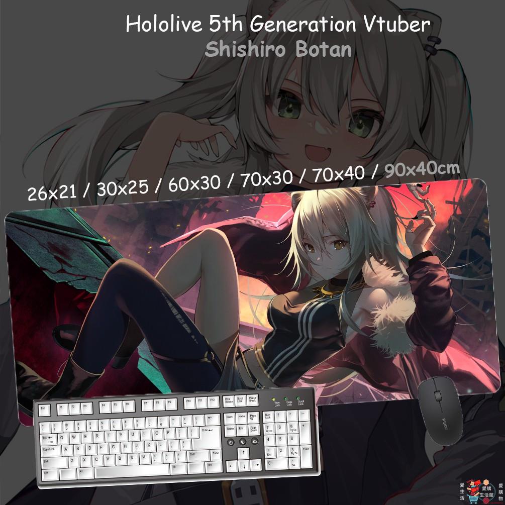 Vtuber 獅白牡丹 滑鼠墊 Hololive 虛擬主播 超大鎖邊 動漫遊戲鍵盤墊 鼠標墊 電腦競技桌墊😄😄