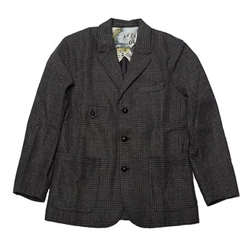 SYNDRO - Gaia Sport Jacket (Glen Plaid Tweed) 三釦獵裝夾克 羊毛混紡