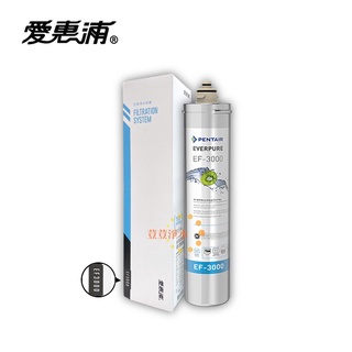 台灣愛惠浦PENTAIR EVERPURE EF-3000 濕式碳纖活性碳 原廠公司貨盒裝濾芯 EF3000 荳荳淨水