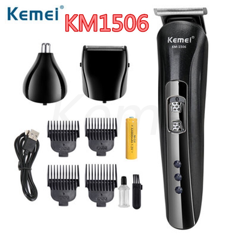 Kemei KM-1506 男士理髮器專業無繩理髮器理髮修剪器