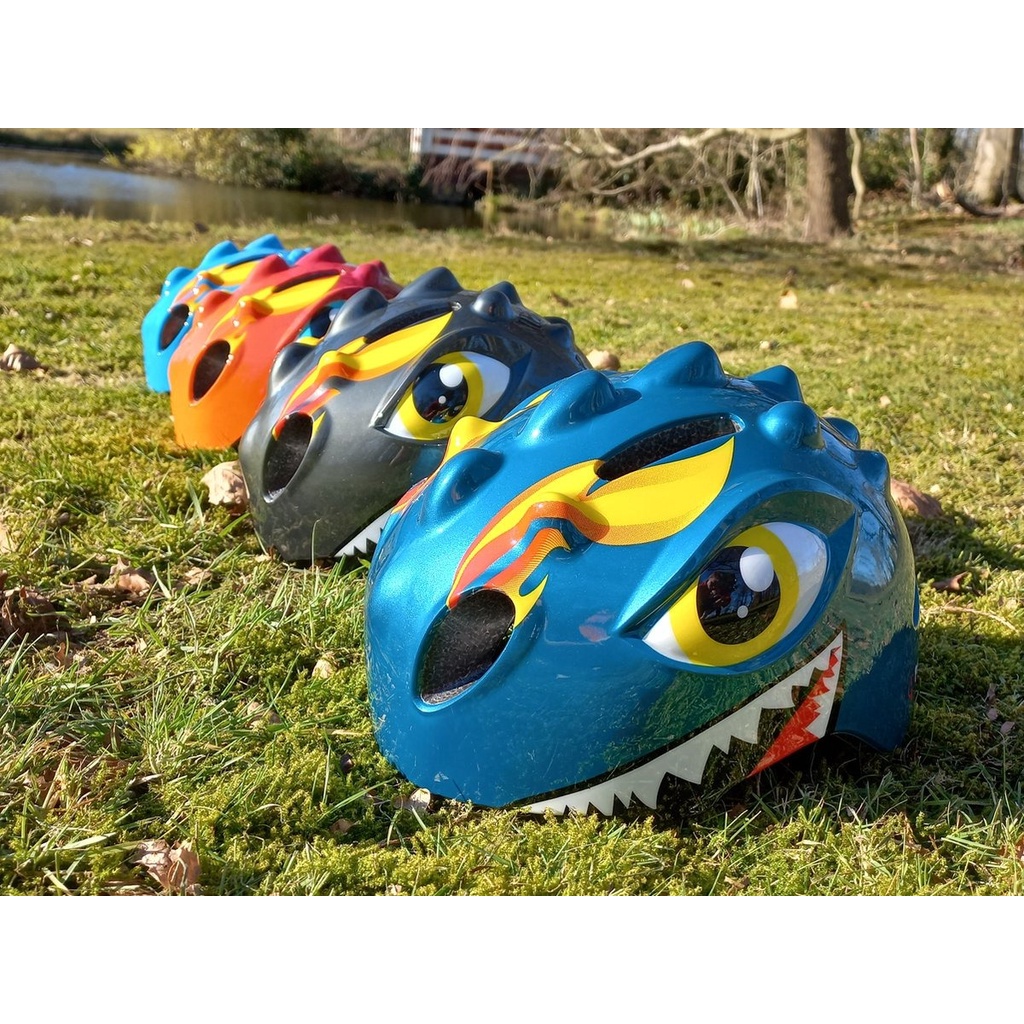Baby Outdoor Gear 歐美出口 兒童恐龍造型頭盔/暴龍騎行頭盔/單車安全帽/溜冰滑輪護具頭盔