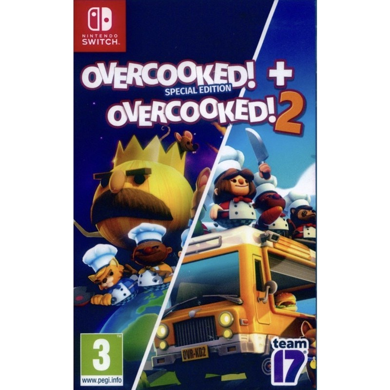 SWITCH 煮過頭OVERCOOK1+2(中英文版）