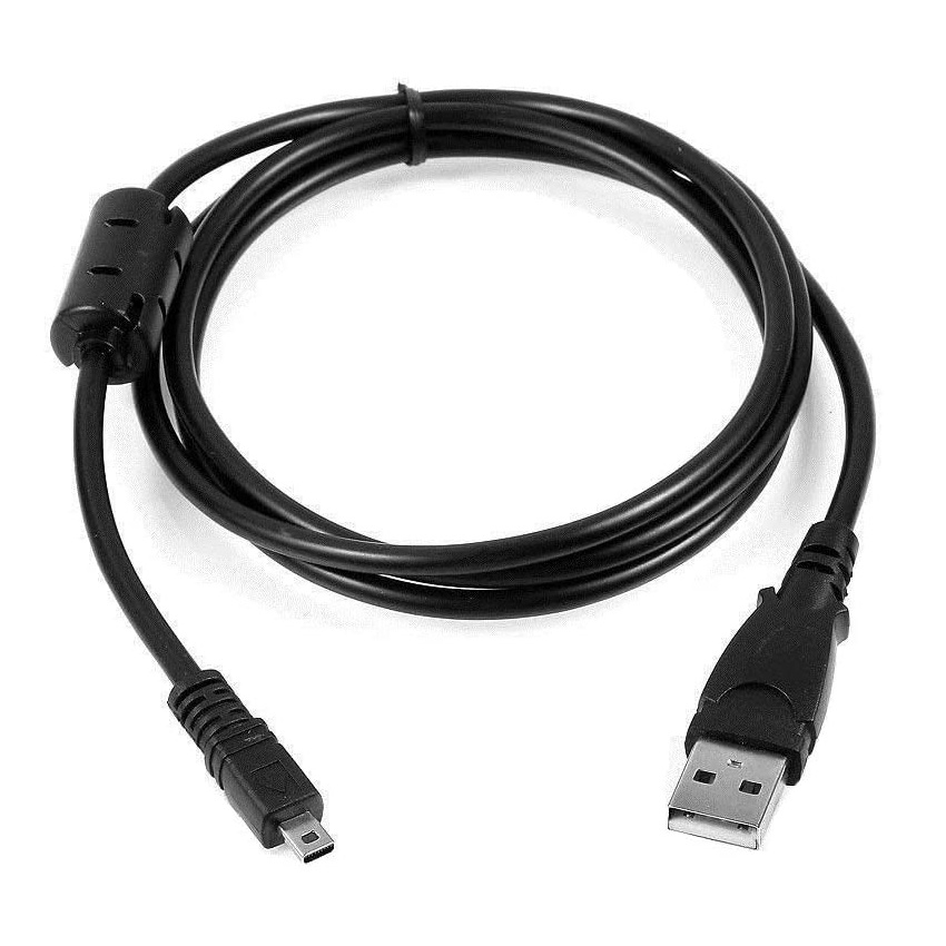 8pin USB 電池充電器數據同步電纜線適用於索尼相機 Cyber shot DSC-W800 W810 W830 W