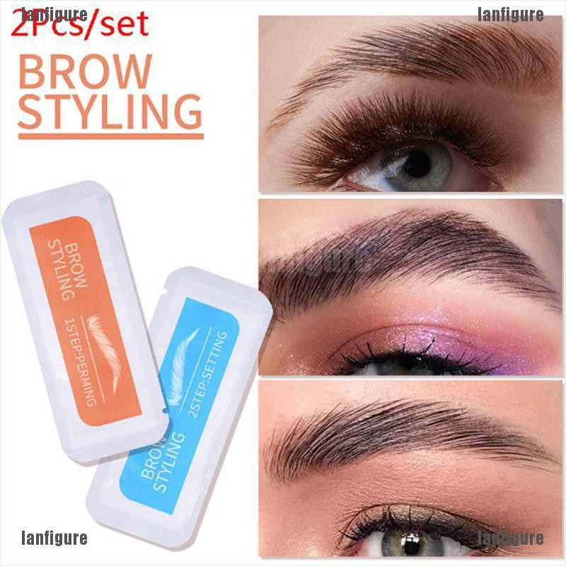 Lfmy 2pcs睫毛提拉睫毛眉毛增長精華液美容院眉毛貼膜 蝦皮購物