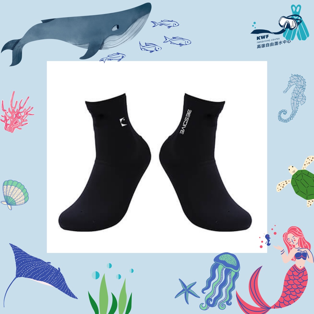 【高雄自由潛水中心】BESTDIVE 超彈中筒襪2mm 3mm 自由潛水 潛水襪 襪套