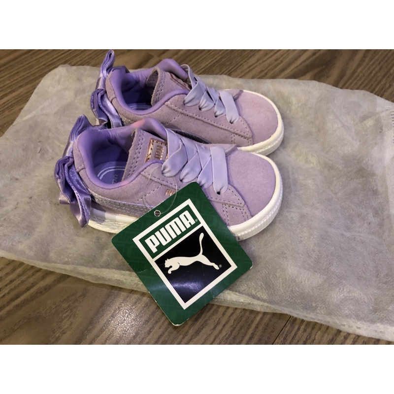 PUMA 紫色童鞋 12cm