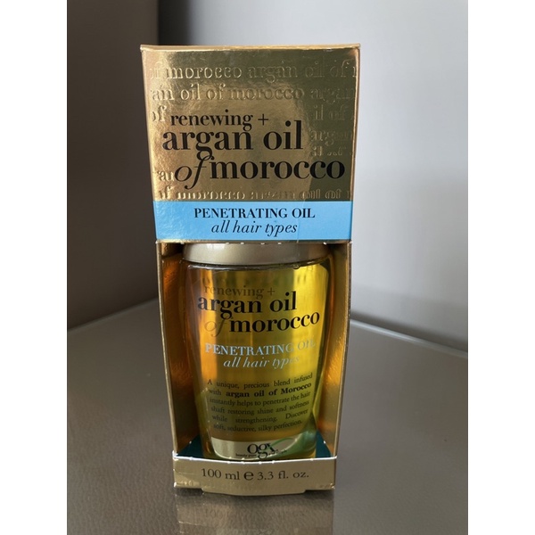 「全新」美國OGX 摩洛哥護髮油 髮油 護髮油 免沖洗  Argan Oil of Morocco