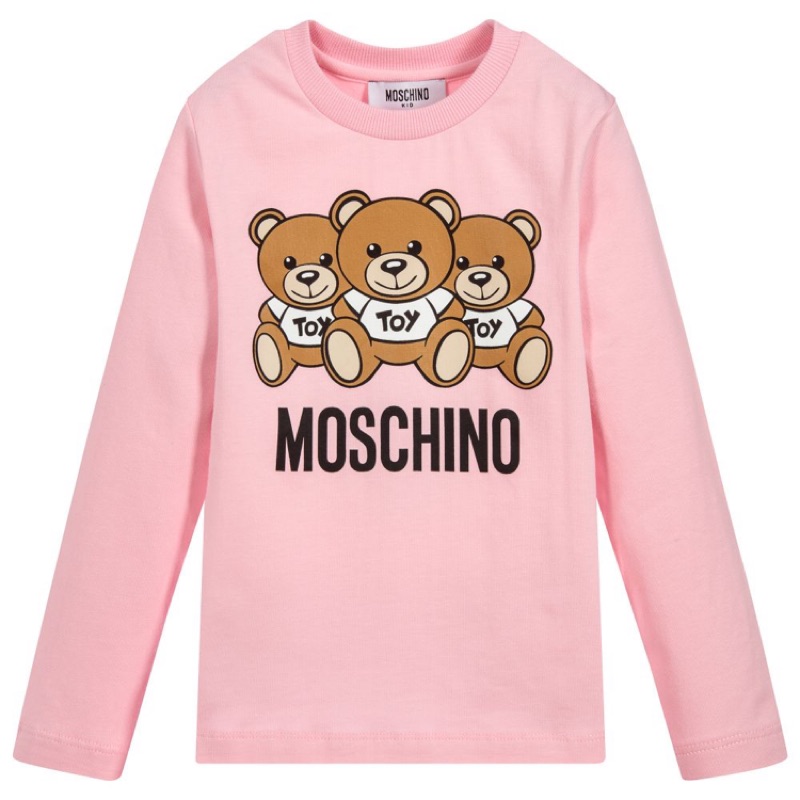 現貨在台 全新正品 Moschino kids 熊熊長T 12y XS~S 免運