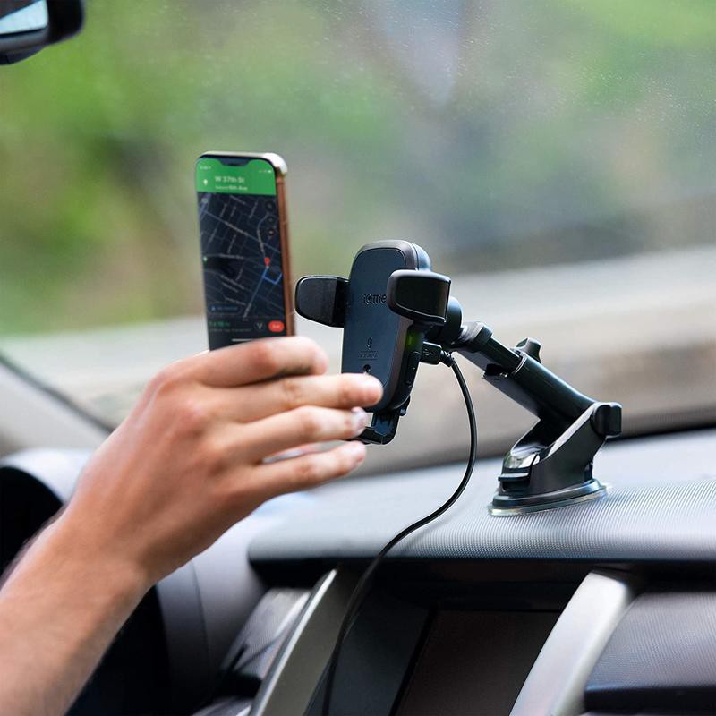 Auto Sense自動感應夾具+Qi無線充電+可伸縮《台北快貨》美國原裝 iOttie 吸盤式手機架