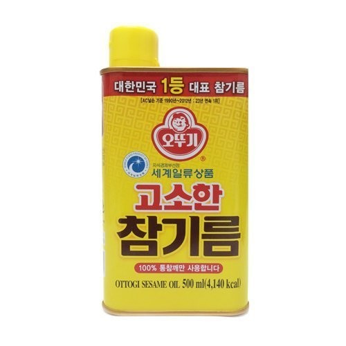 韓國不倒翁頂級醇香芝麻油~韓國麻油500ML~濃純香的韓國芝麻油韓式芝麻油