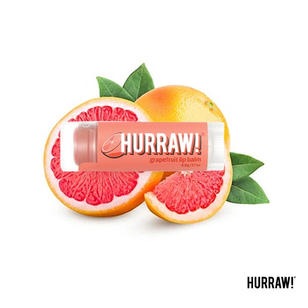 GOODFORIT/美國Hurraw Grapefruit Lip Balm葡萄柚護唇膏/0.17oz