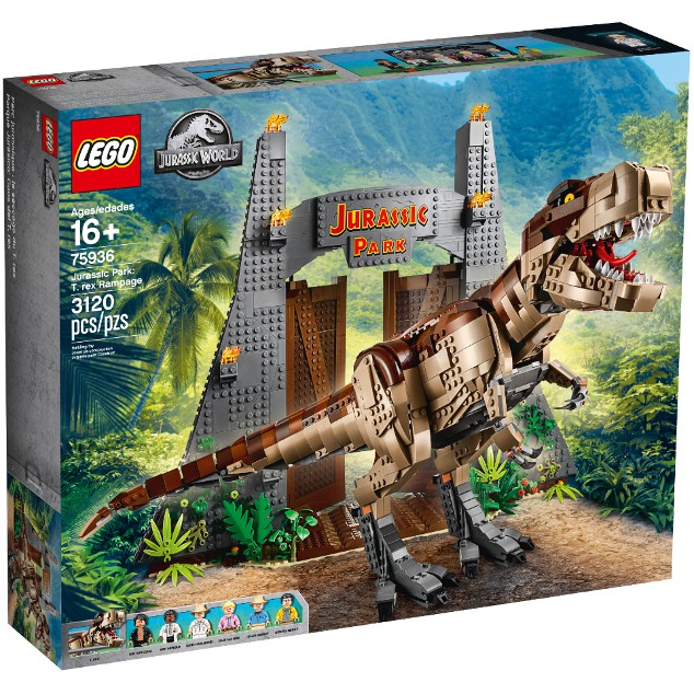 #soldout【亞當與麥斯】LEGO 75936 Jurassic Park: T. rex Rampage