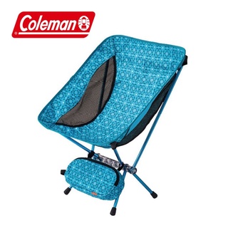 【Coleman】LEAF隨行椅 水晶藍 摺疊椅 休閒椅 折合椅 清起來 CM-26738