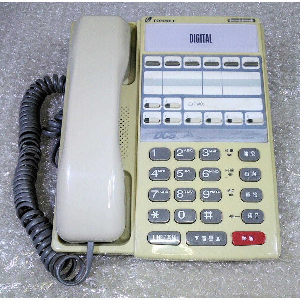 ◢ 簡便宜 ◣ 二手  通航 TONNET TD-8315A 話機 電話機 標準型 數位話機