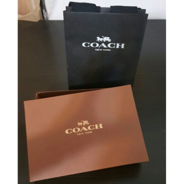 COACH 紙袋盒子