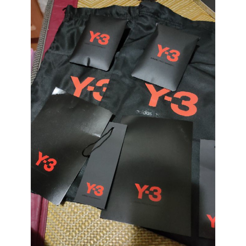 Y-3 KOHNA 紙盒 2副鞋帶 2鞋套 吊牌 y3 adidas