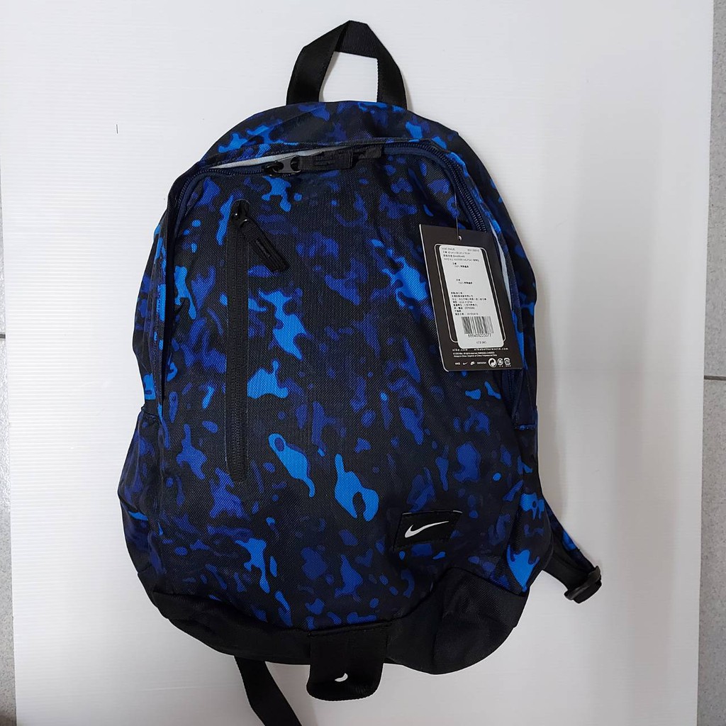 ～【收藏家】～【NIKE ALL ACCESS HALFDAY】迷彩藍  後背包   背包   學生書包