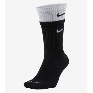 【WS】NIKE DRY 雙層 素色 基本款 黑白 中筒襪 長襪 運動襪 襪子 DD2795-011