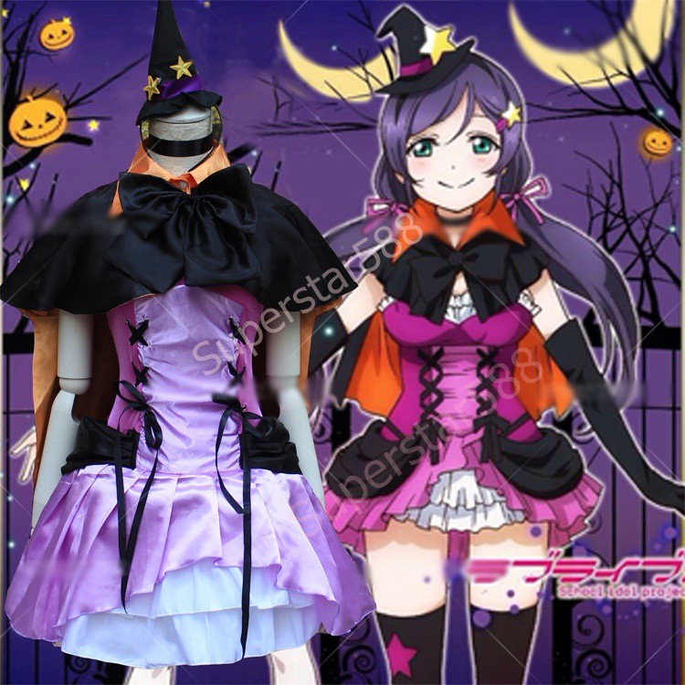 星動漫 日本動漫lovelive東條希小惡魔女巫装cos 東條希cos服萬聖節服裝 蝦皮購物