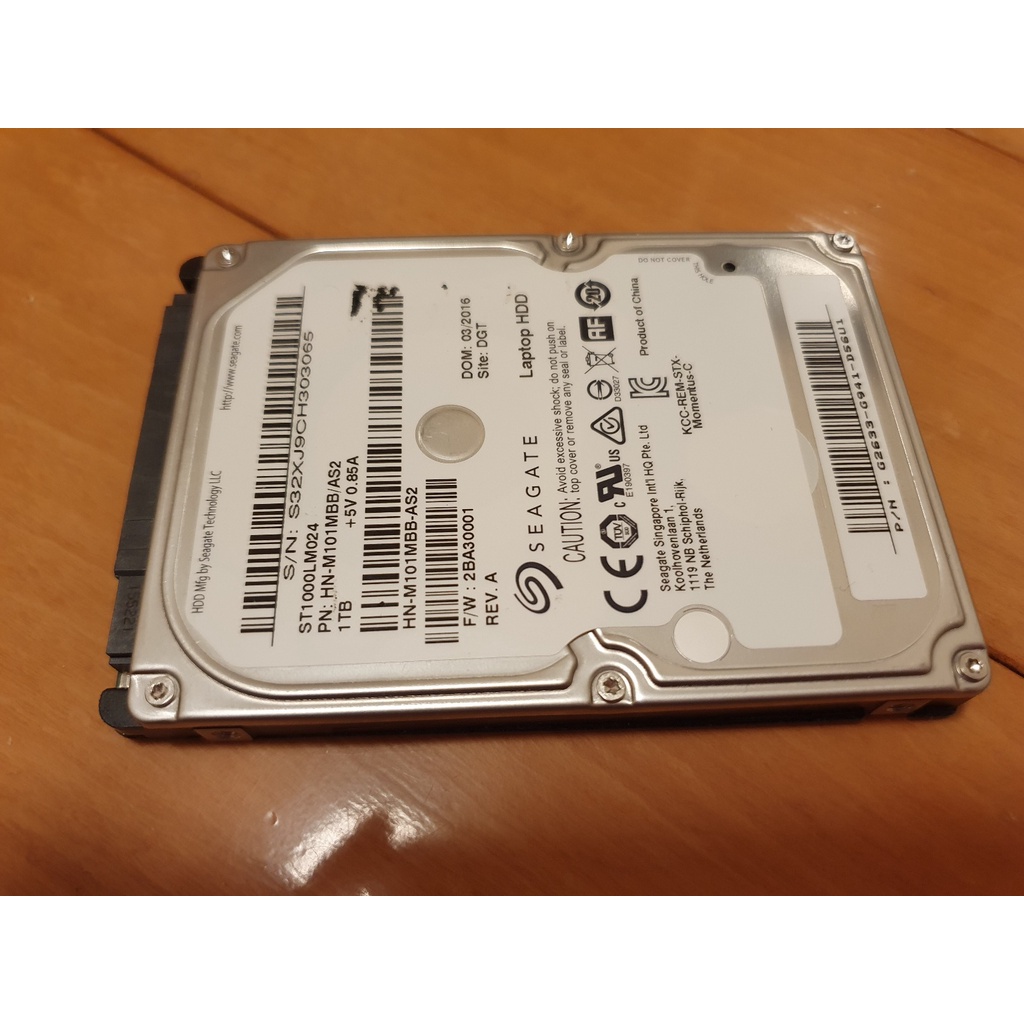 希捷Seagate ST1000LM024 2.5吋 1TB