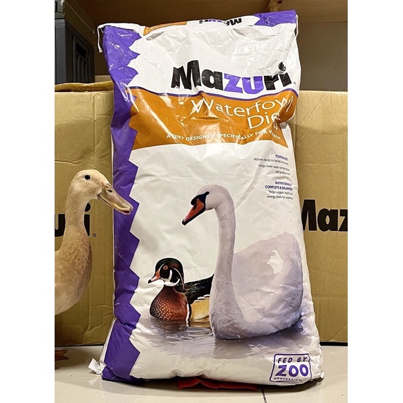 ［比波鴨］瑪滋力Mazuri 水禽專用飼料50lbs(22.6kg)50磅鴨飼料 寵物鴨鵝專用