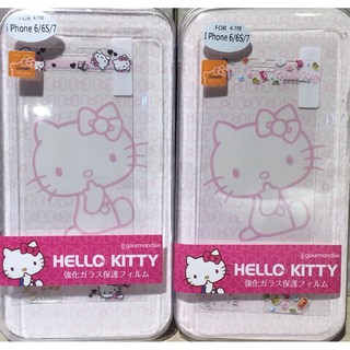 正版授權 三麗鷗 Hello Kitty 4.7吋 iPhone 6/6s/7/8 手機螢幕 玻璃保護貼