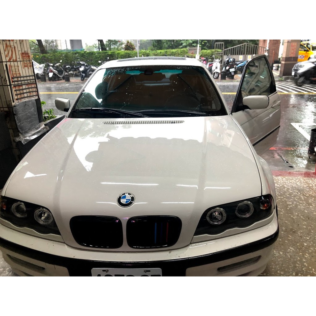 新店【阿勇的店】BMW E46 98~01 十月改款前 4門 一體式黑框光圈魚眼大燈 E46 大燈 有馬達款