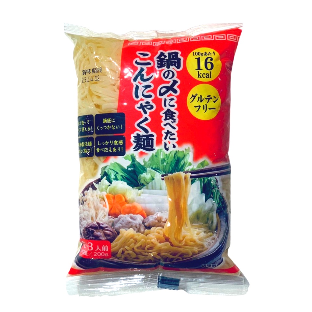 【無麩質任兩件8折】OHARA小原金澤蒟蒻麵 金沢こんにゃく麺 低卡麵 膳食纖維 無麩質 火鍋蒟蒻麵 日本蒟蒻