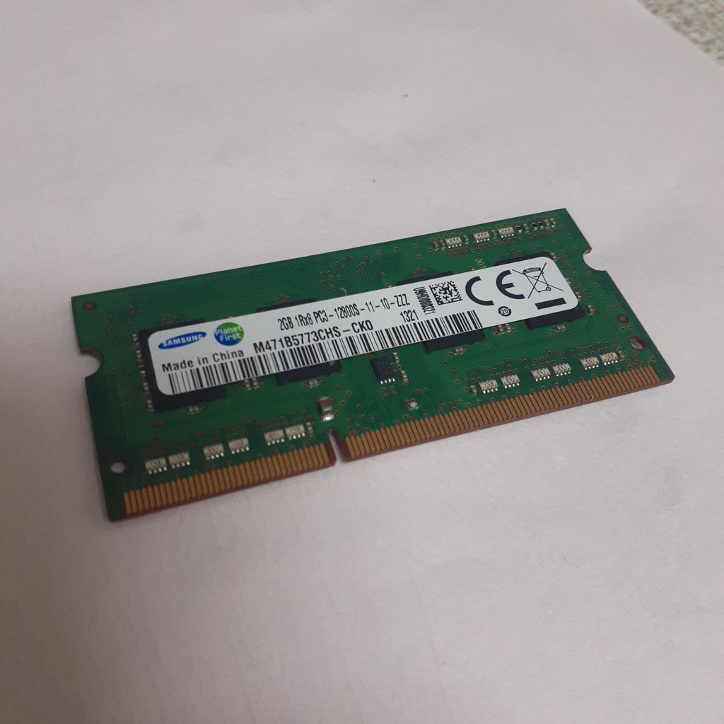 Samsung DDR3筆記型電腦 記憶體 2GB 1Rx8 PC3-12800S-11-10-ZZZ RAM