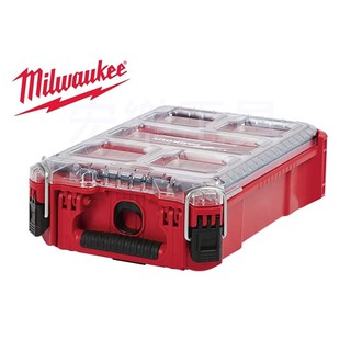 [宏樂工具] 含稅 Milwaukee 美沃奇 配套 智慧 收納箱 (小) 48-22-8435 可堆疊 零件盒 工具箱