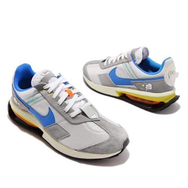 Nike Air Max Pre-Day 灰 白 藍 黃 氣墊 塗鴉 休閒 DX6056-041 男鞋