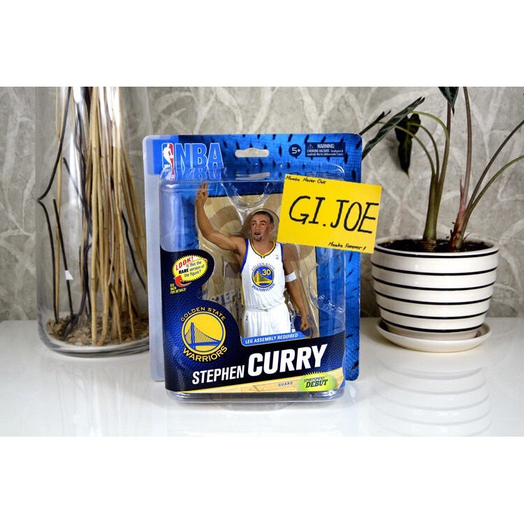 🇺🇸GI.JOE🌟McFarlane麥法蘭NBA 勇士 Stephen Curry 24代 白衣 原版 人偶 公仔