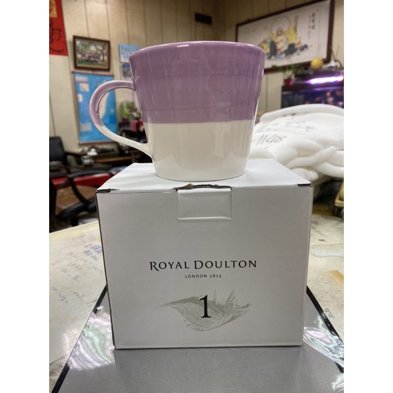 全聯 Royal Doulton 皇家道爾頓 日安生活馬克杯紅色 紫色